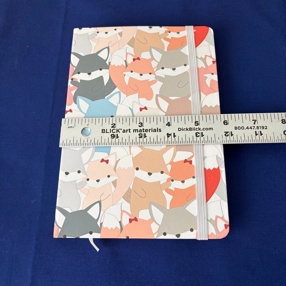 Cute Fox Pattern Hardcover Notebook - Picture 5 of 7
